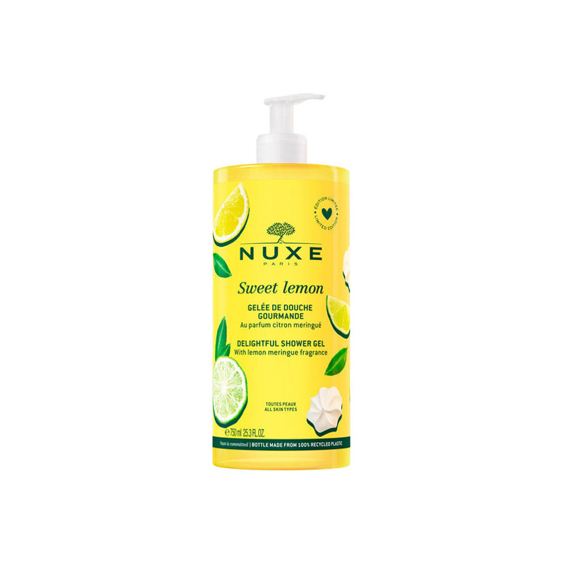 Nuxe Sweet lemon Gelée de douche gourmande 750ml