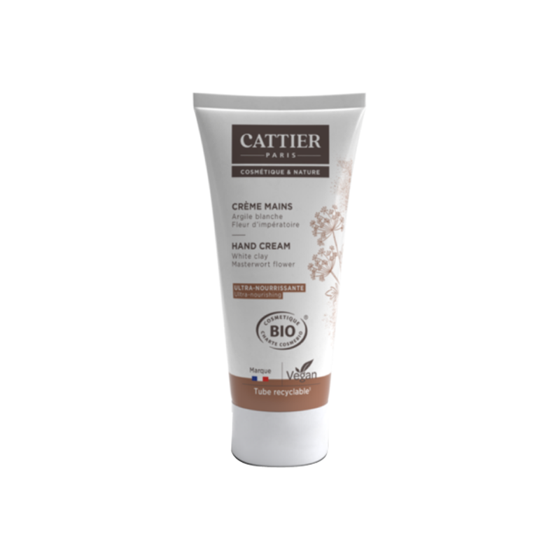 Cattier crème mains ultra-nourrissante 75ml