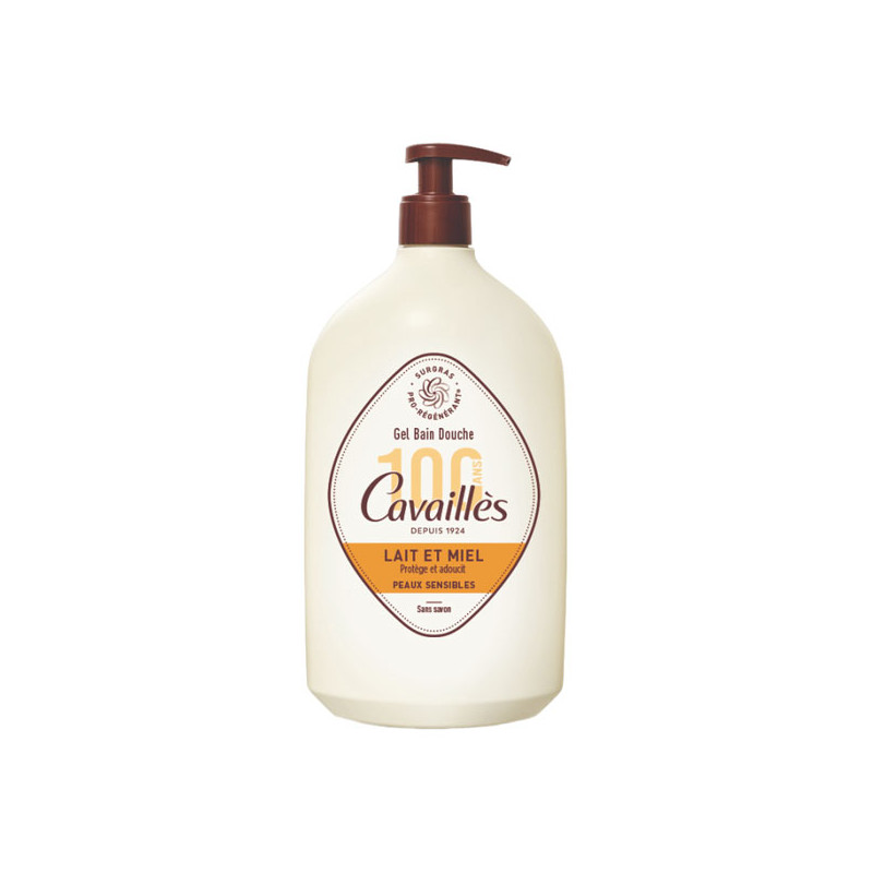 Rogé Cavaillès gel bain douche lait et miel 400ml
