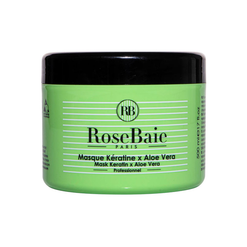 Rosebaie masque à la kératine et à l’aloe vera 500ml