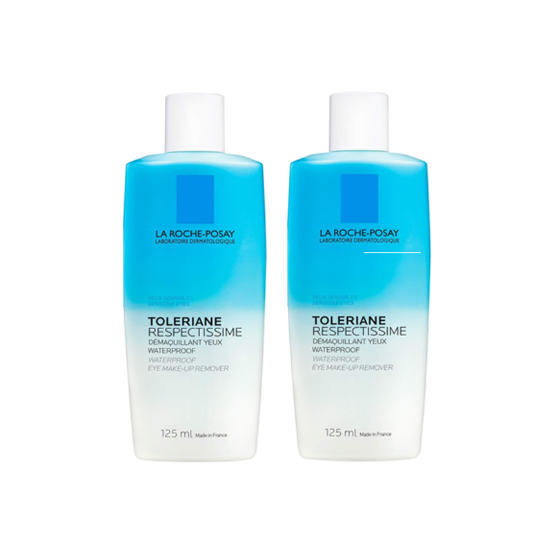 La Roche-Posay Respectissime démaquillant yeux waterproof lot de 2x125ml
