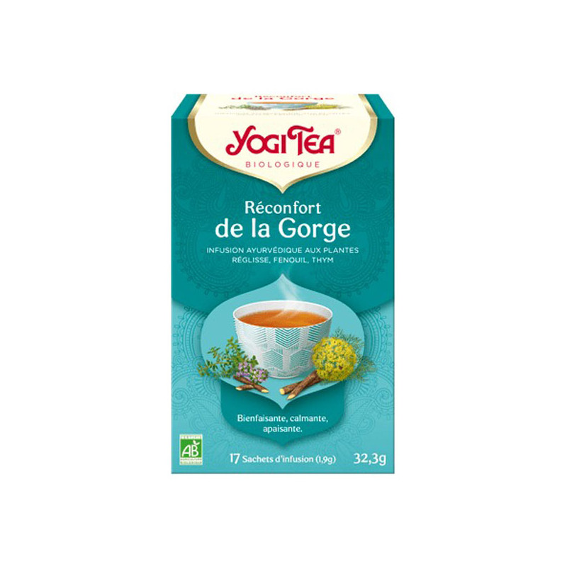 Yogi Tea Réconfort de la Gorge 17 sachets