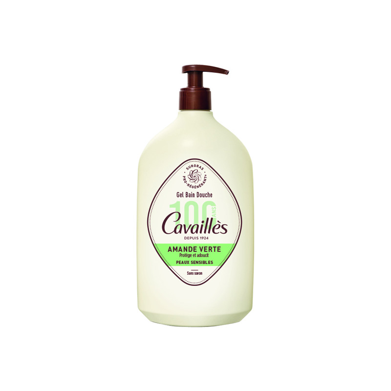 Rogé Cavaillès gel bain douche amande verte 1L