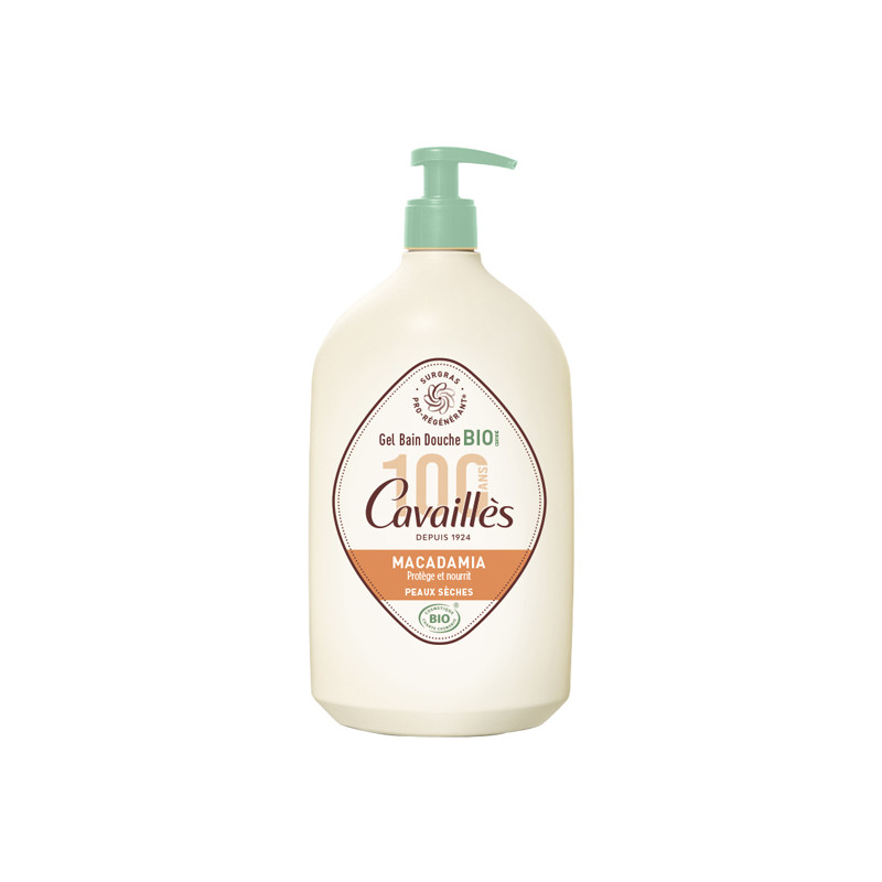 Cavaillès Gel bain douche Macadamia bio 1L