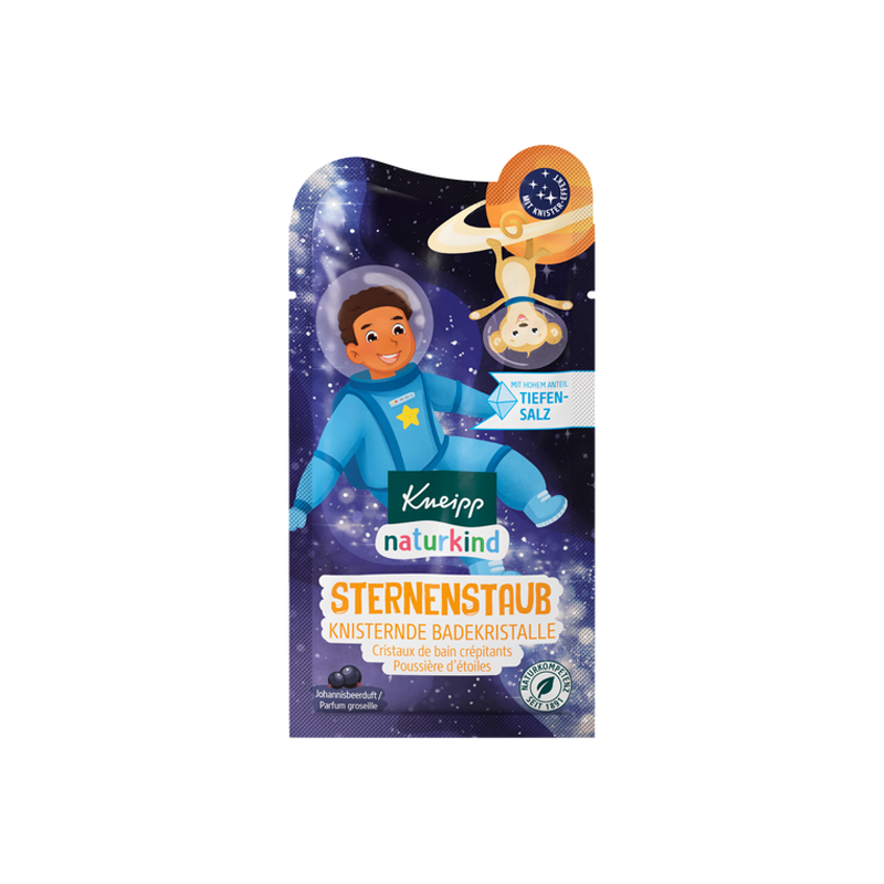 Kneipp Naturkind Cristaux de bain crépitants Poussière d'étoiles 60gr