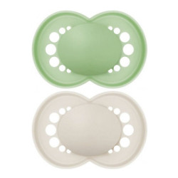MAM Original Sucettes orthodontiques 6+ mois non imprimées lot de 2