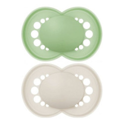 MAM Original Sucettes orthodontiques 6+ mois non imprimées lot de 2