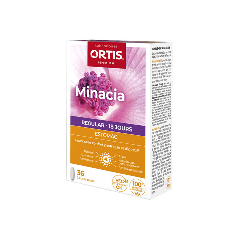 Ortis Minacia Regular digestion 36 comprimés