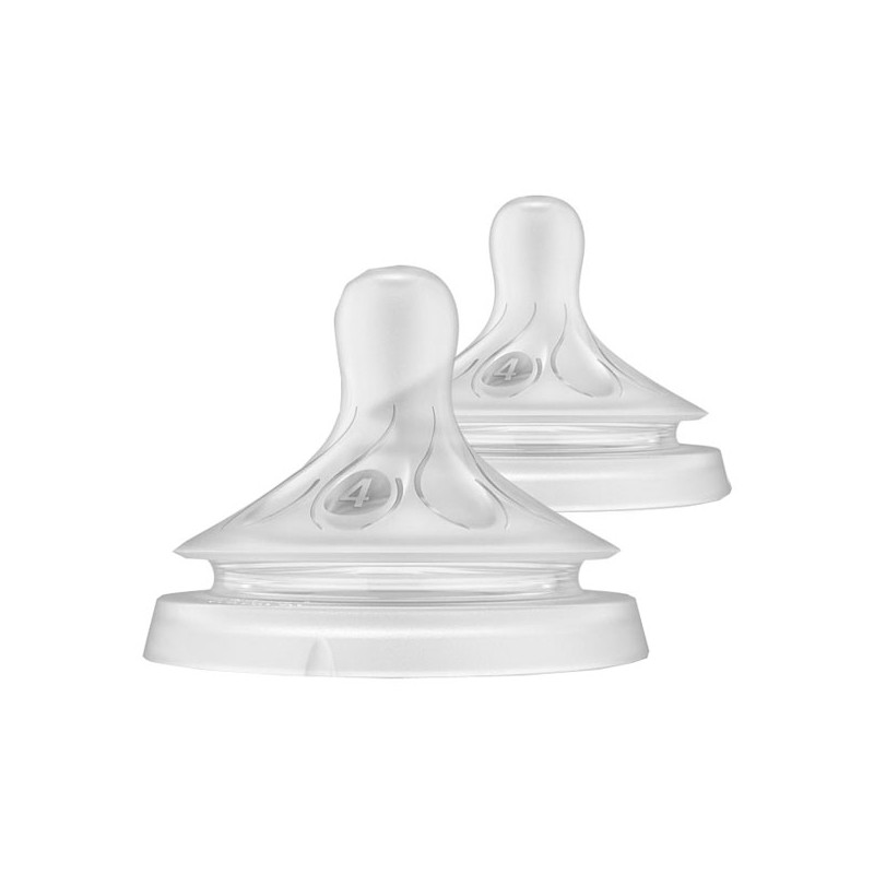 Avent Naturel Reponse Tétine débit 3m+ lot de 2