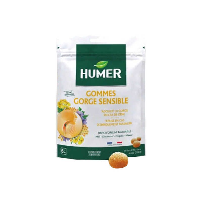 Humer Gommes gorge sensible