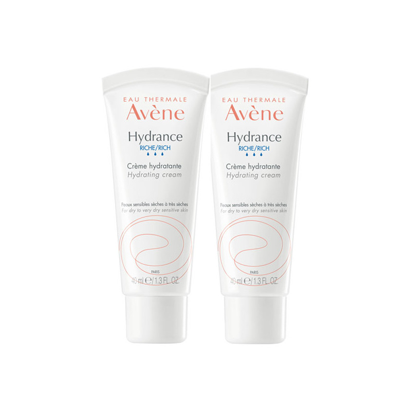Avène Hydrance Riche Crème visage hydratante lot de 2x40ml