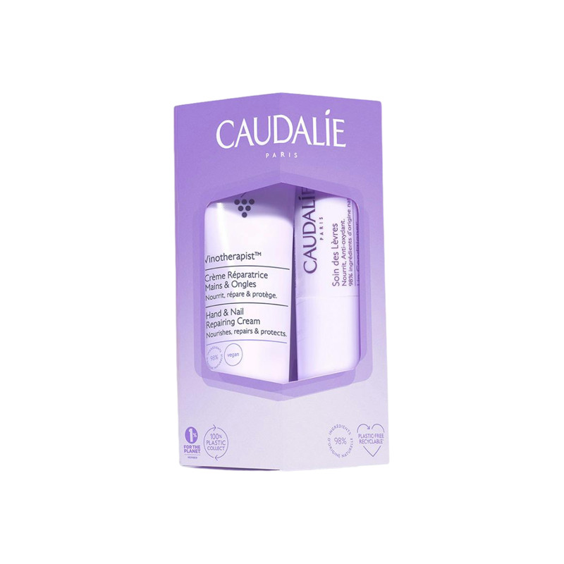 Caudalie Coffret Vinotherapist duo gourmand mains et lèvres