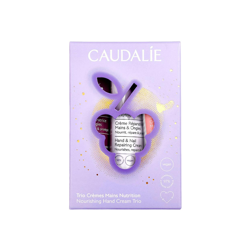 Caudalie Coffret Trio crèmes mains nutrition