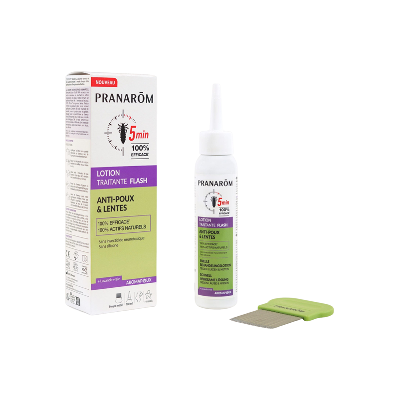 Pranarôm Lotion Traitante Flash anti-poux & lentes 100ml
