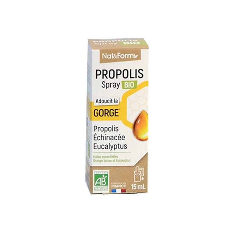 Nat&Form Spray Propolis bio 15ml