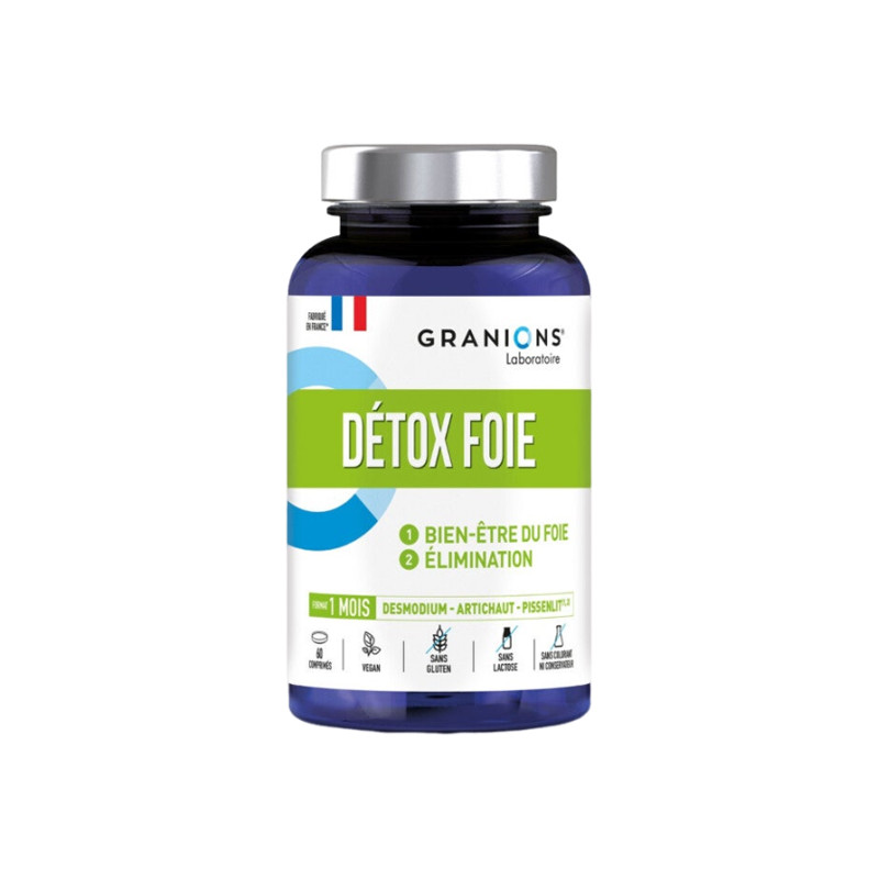 Granions Détox Foie 1000 mg 60 comprimés
