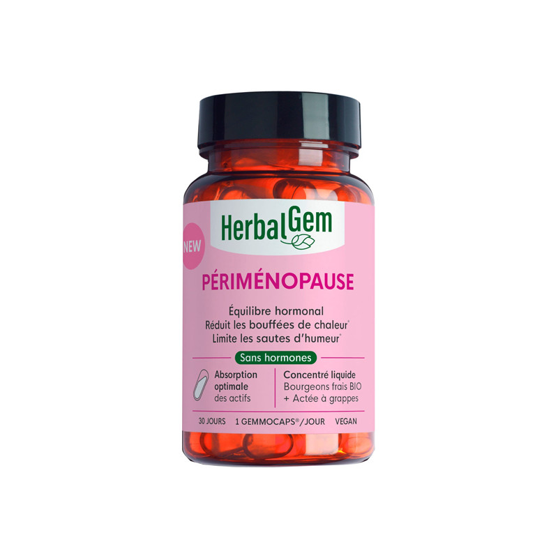Herbalgem Périménopause Équilibre hormonal 30 capsules