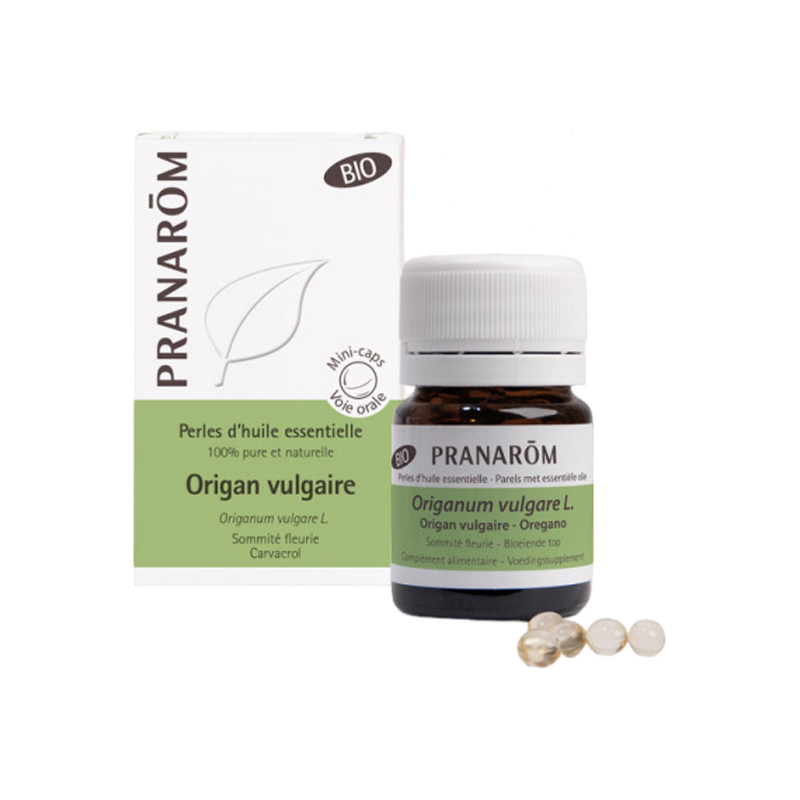 Pranarôm Huile essentielle origan vulgaire bio 60 perles
