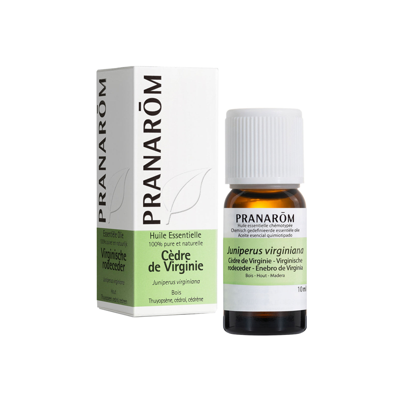 Pranarôm Cèdre de Virginie huile essentielle 10ml