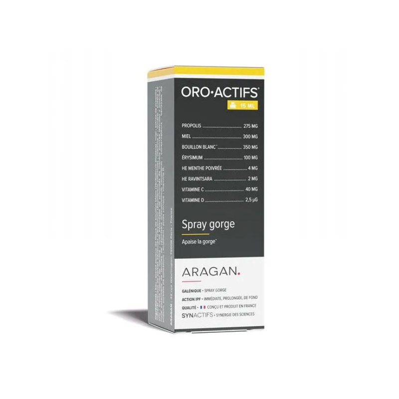 Aragan Synactifs OroActifs Spray gorge 15ml