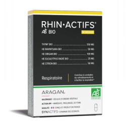 Aragan Synactifs RhinActifs Respiratoire bio 15 gélules