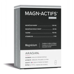 Aragan Synactifs MagnActifs Magnésium 60 gélules
