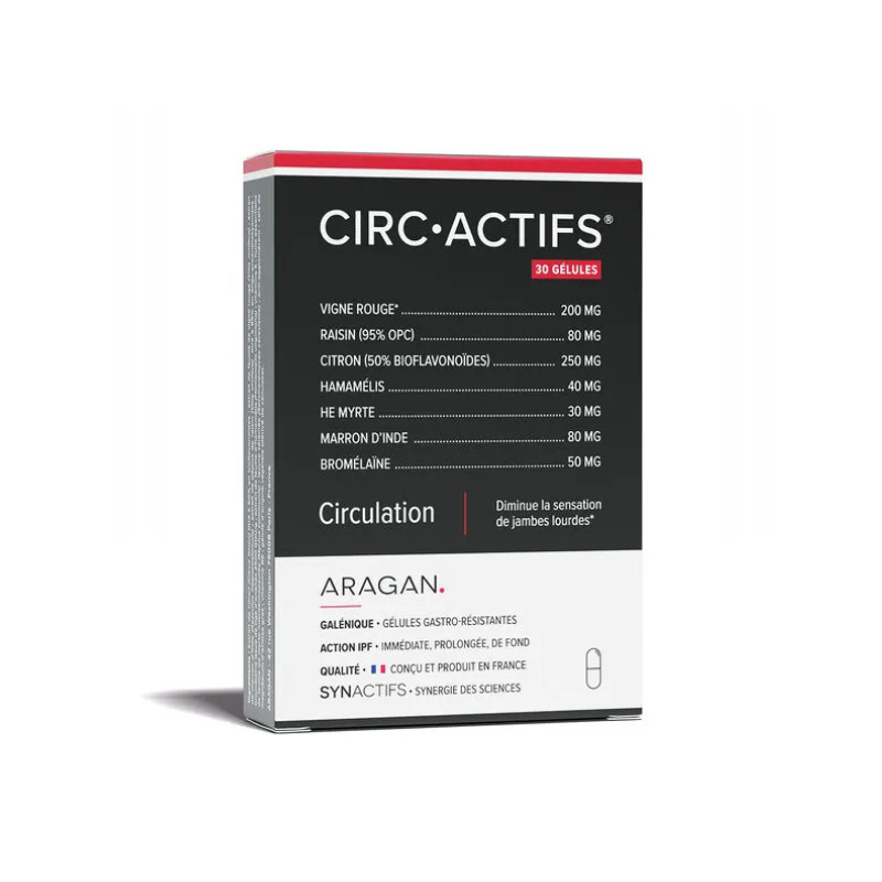 Aragan Synactifs CircActifs Circulation 30 gélules