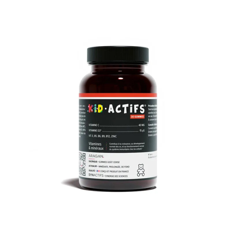 Aragan Synactifs Kidactifs Vitamines & mineraux 30 gommes