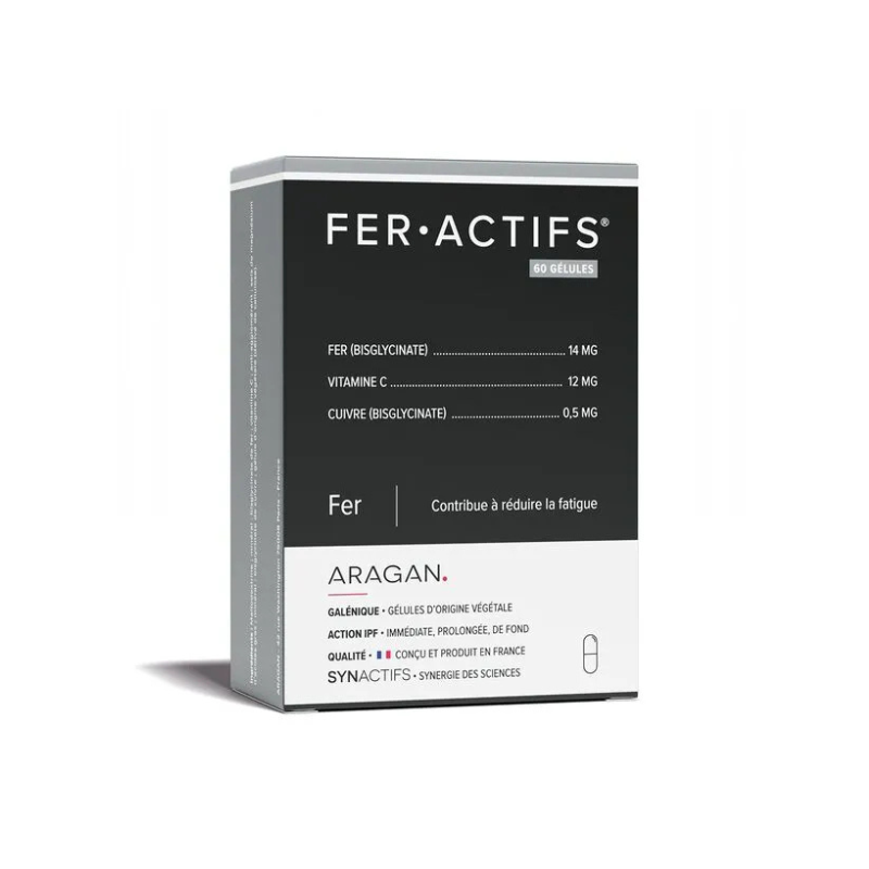 Aragan Synactifs FerActifs 60 gélules