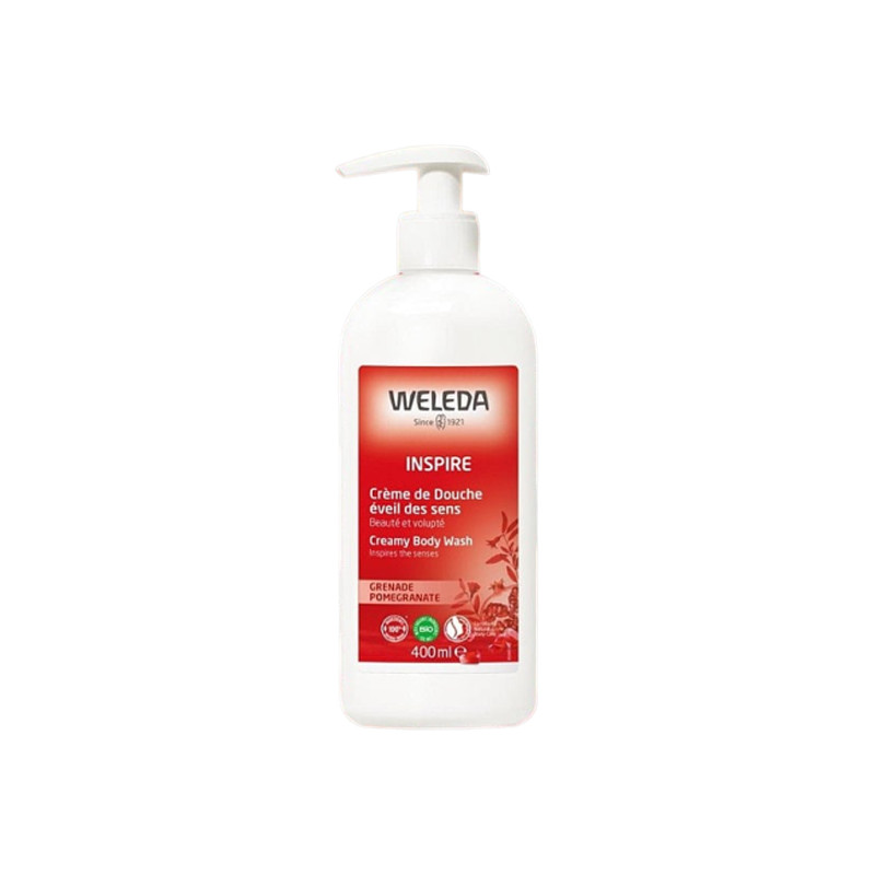Weleda Inspire Crème de douche éveil des sens grenade bio 400ml