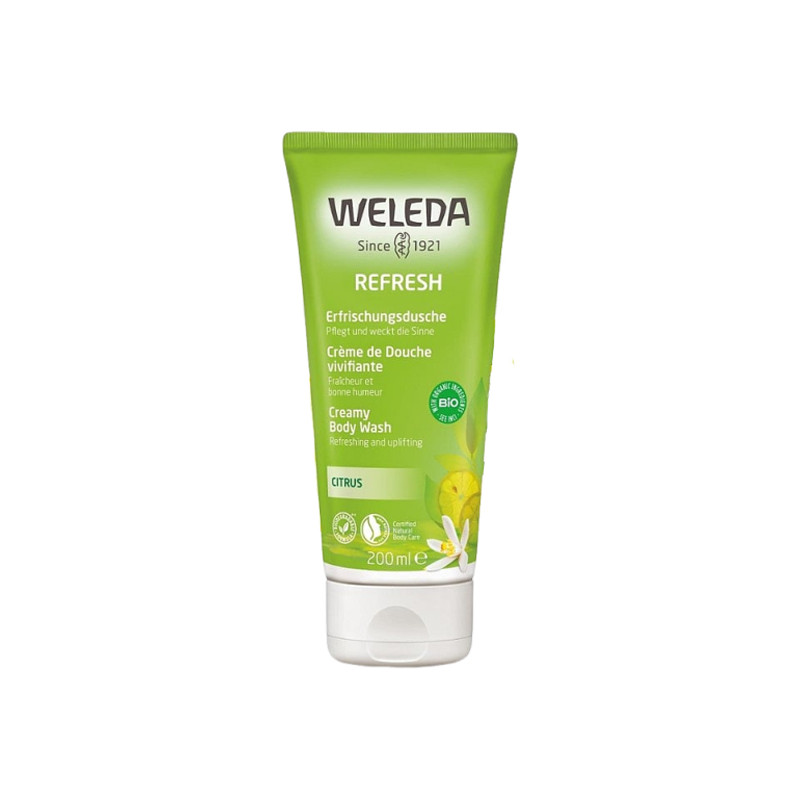 Weleda Refresh Crème de douche vivifiante citrus bio 200ml