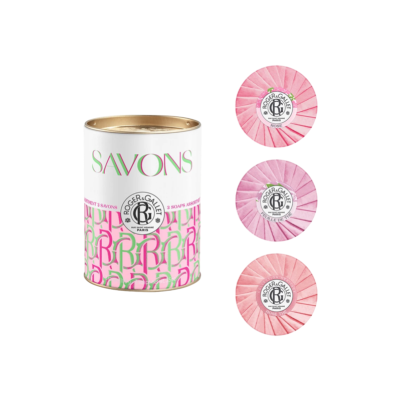 Roger & Gallet Coffret Pink Love Savons Bienfaisants 3x100gr