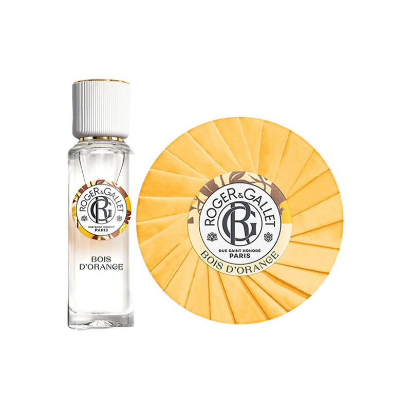 Roger & Gallet Coffret Bois d'Orange Bienfaisante eau parfumée 30ml + savon 100gr
