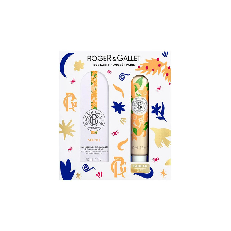 Roger Gallet Coffret Eau parfumée 30ml et Crème mains Néroli 30ml