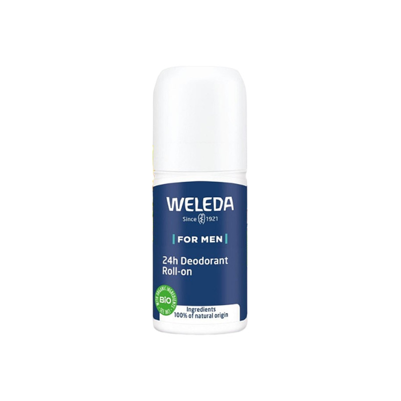 Weleda Déodorant homme roll-on 24h bio 50ml