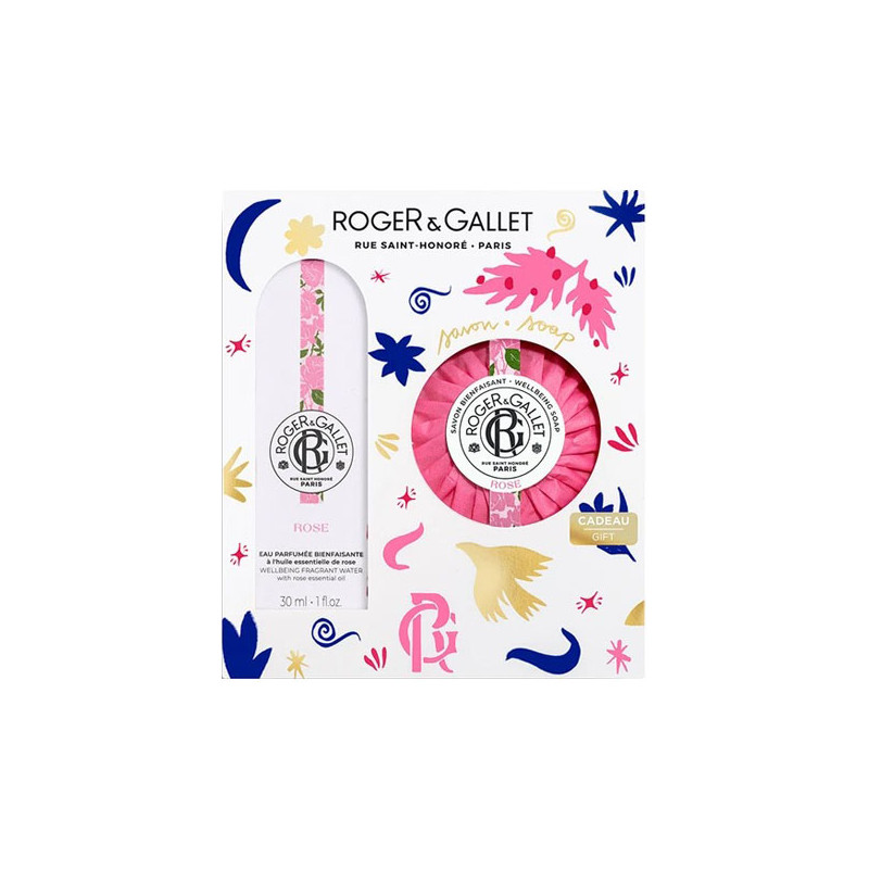 Roger Gallet Coffret Eau parfumée 30ml et Savon rose 100gr