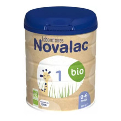 Novalac Lait 1er âge bio 0-6 mois 800gr