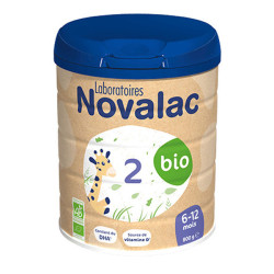 Novalac Lait 2ème âge bio 6-12 mois 800gr