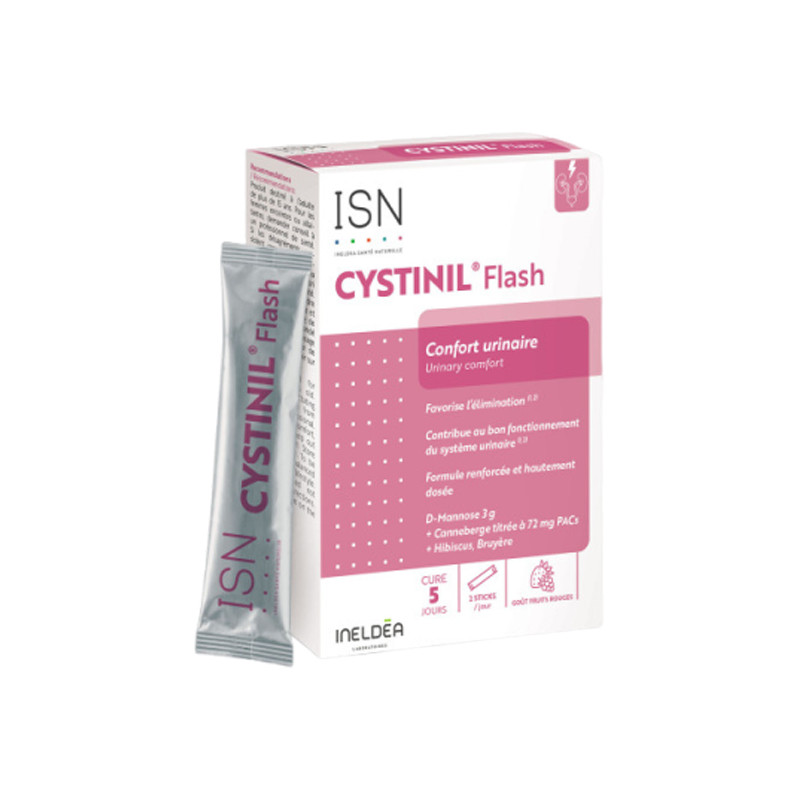 Ineldea Santé Naturelle Cystinil Flash Confort urinaire 10 sticks