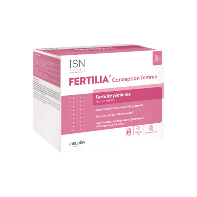Ineldéa Santé Naturelle Fertilia Conception femme 30 sachets