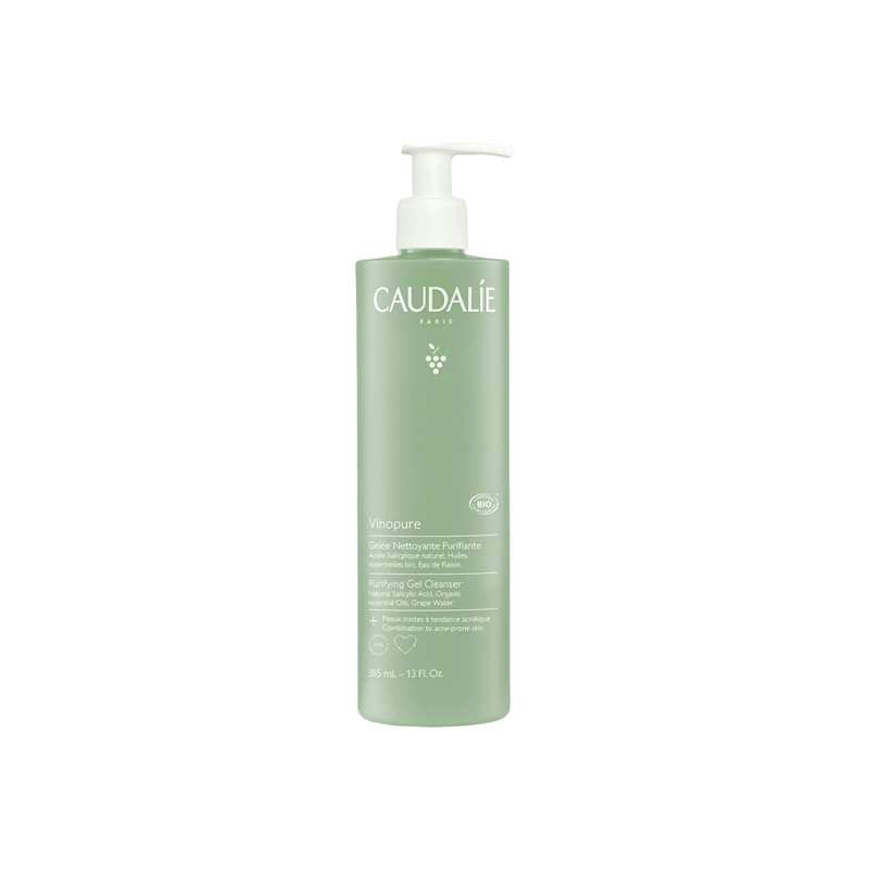 Caudalie Vinopure Gelée nettoyante purifiante bio 385ml