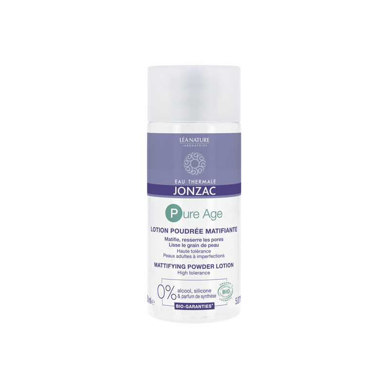 Jonzac Pure Age Lotion poudrée matifiante bio 150ml