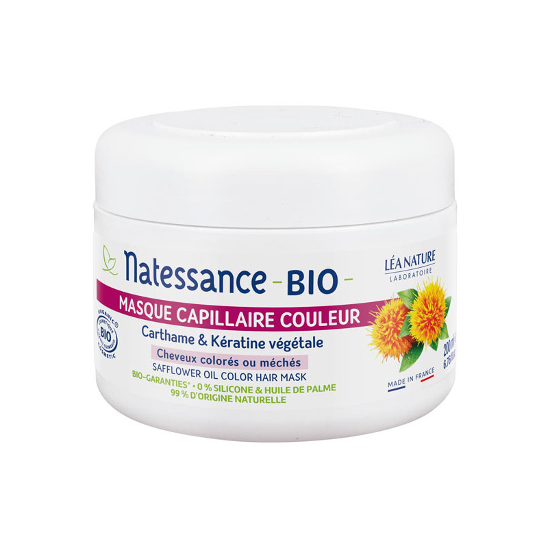 Natessance Masque capillaire couleur bio 200ml