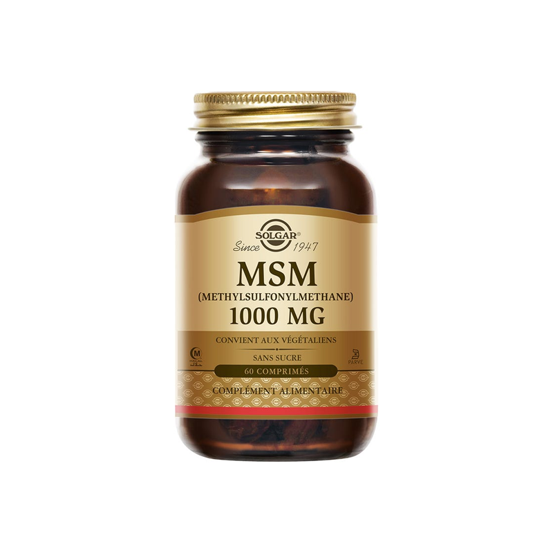 Solgar MSM 1000mg 60 comprimés