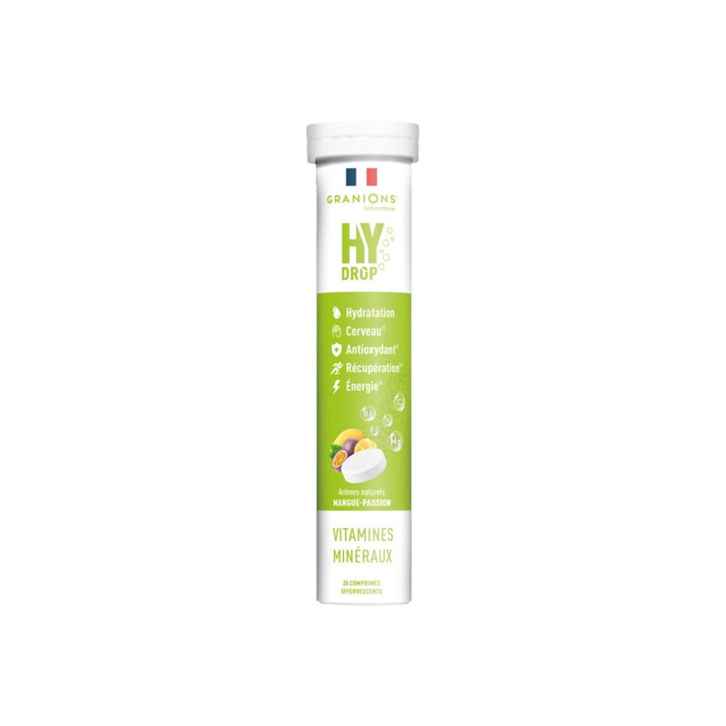Granions Hydrop Pastilles hydratation 5 en 1 citron 20 comprimés