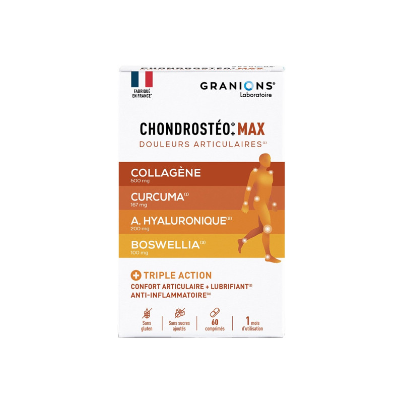 Granions Chondrostéo Max triple action 60 comprimés