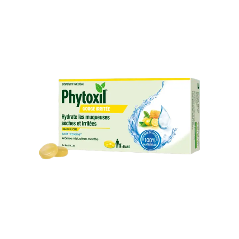 Sanofi Phytoxil Gorge irritée miel citron menthe 16 pastilles