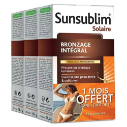 Nutréov Sunsublim Solaire Bronzage intégral 3x30 capsules