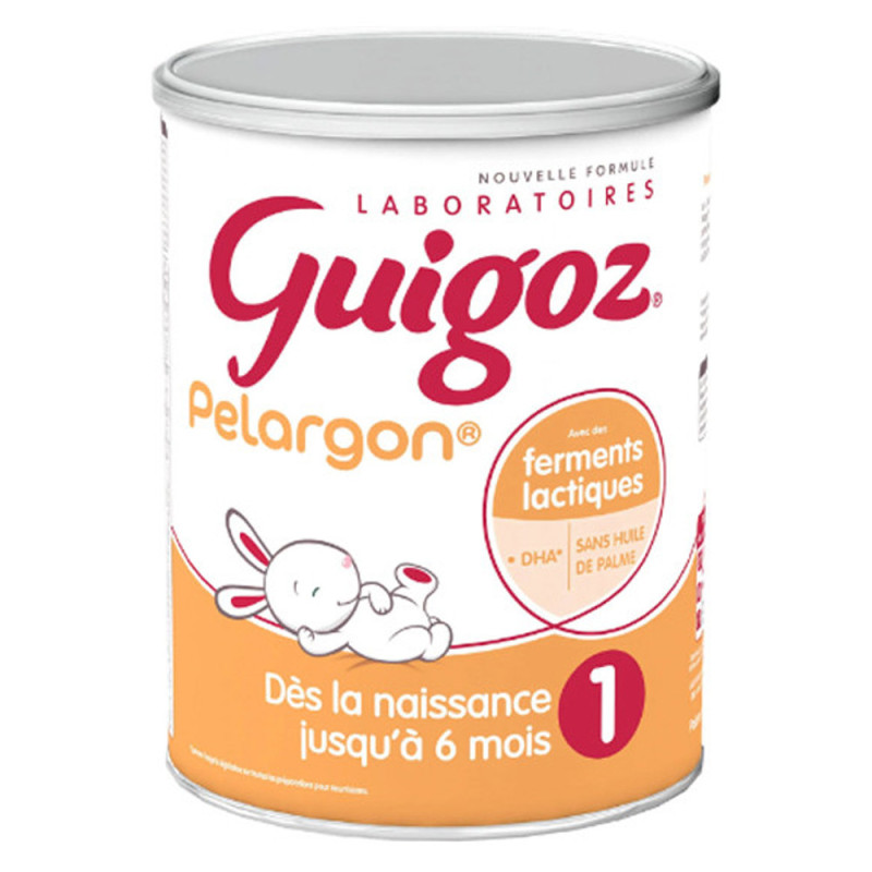 Guigoz Pelargon Lait 1er âge 0 à 6 mois 780gr