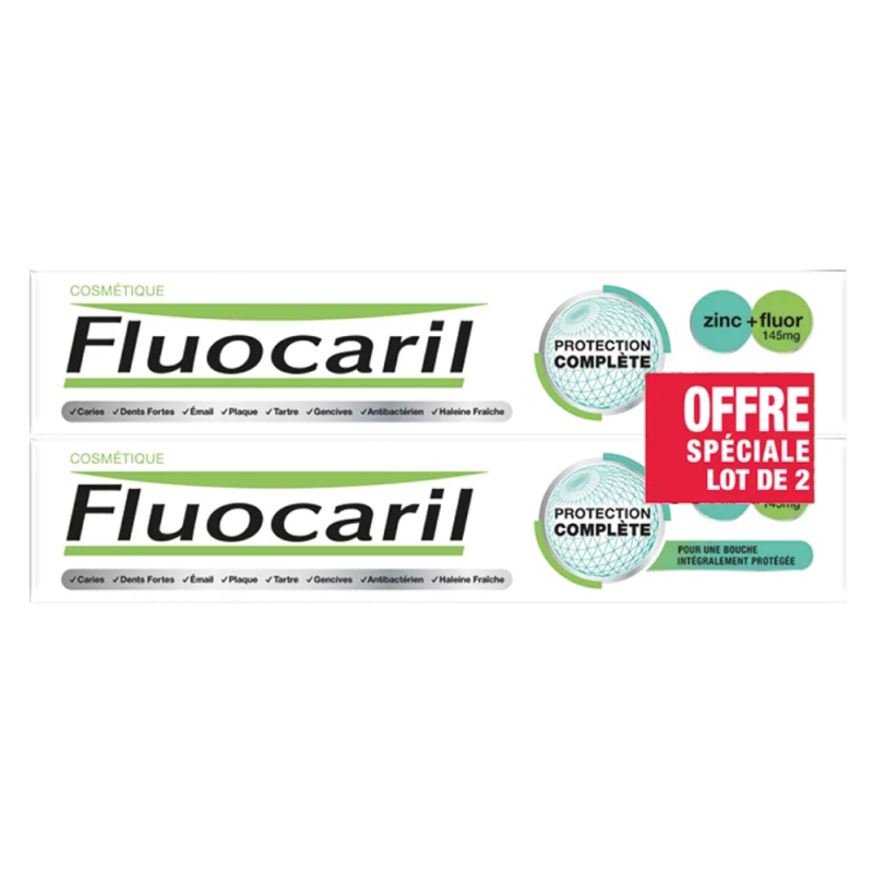 Fluocaril Dentifrice Protection Complète lot de 2x75ml
